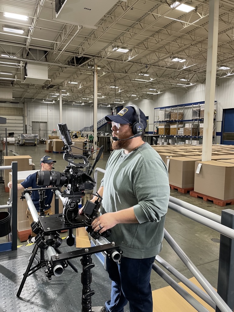 Filming machines in Kentucky